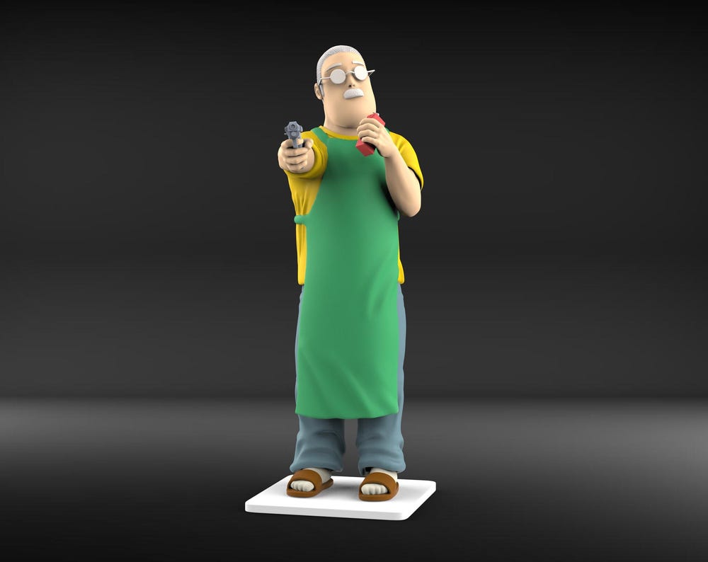 Taro Sakamoto - Sakamoto Days 3D Printed Figure
